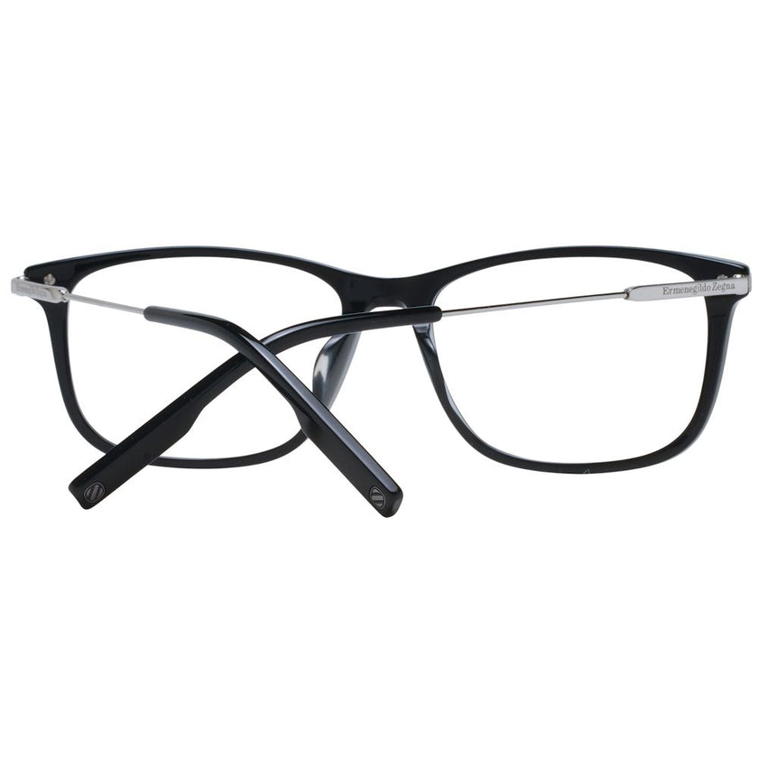 Ermenegildo Zegna Black Plastic Glasses (Frames) Ermenegildo Zegna