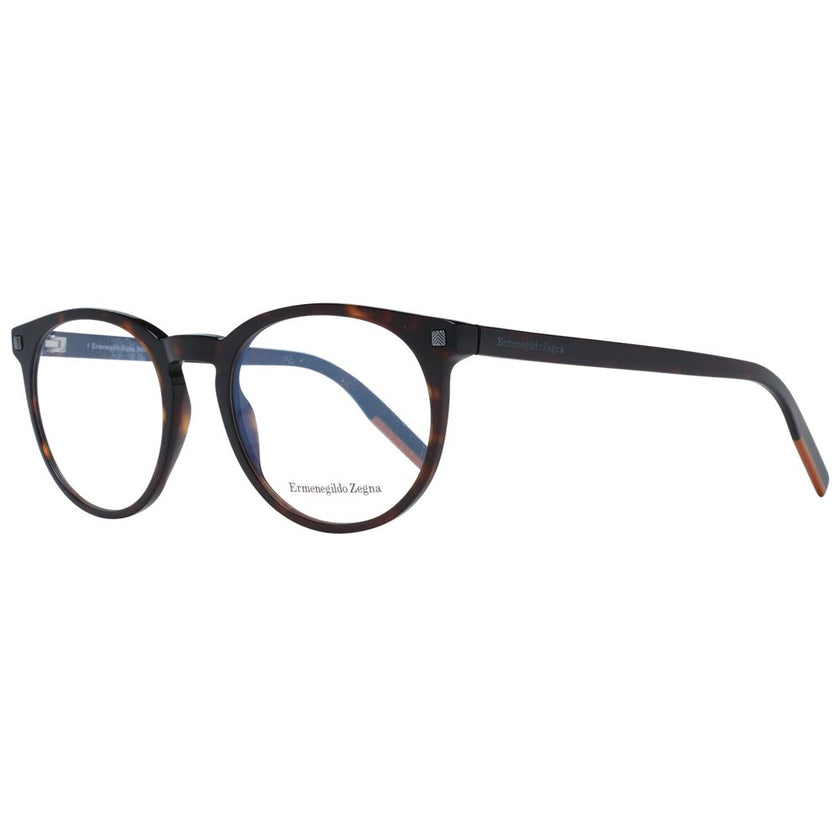 Ermenegildo Zegna Brown Plastic Glasses (Frames) Ermenegildo Zegna