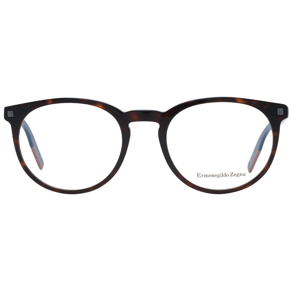 Ermenegildo Zegna Brown Men Glasses Frame Ermenegildo Zegna