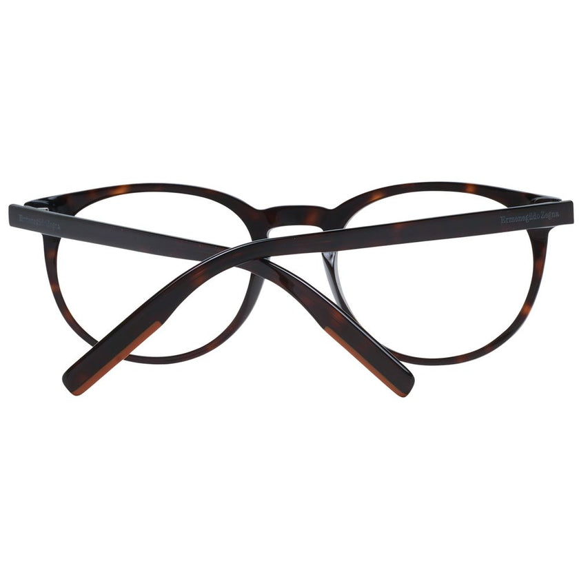 Ermenegildo Zegna Brown Plastic Glasses (Frames) Ermenegildo Zegna