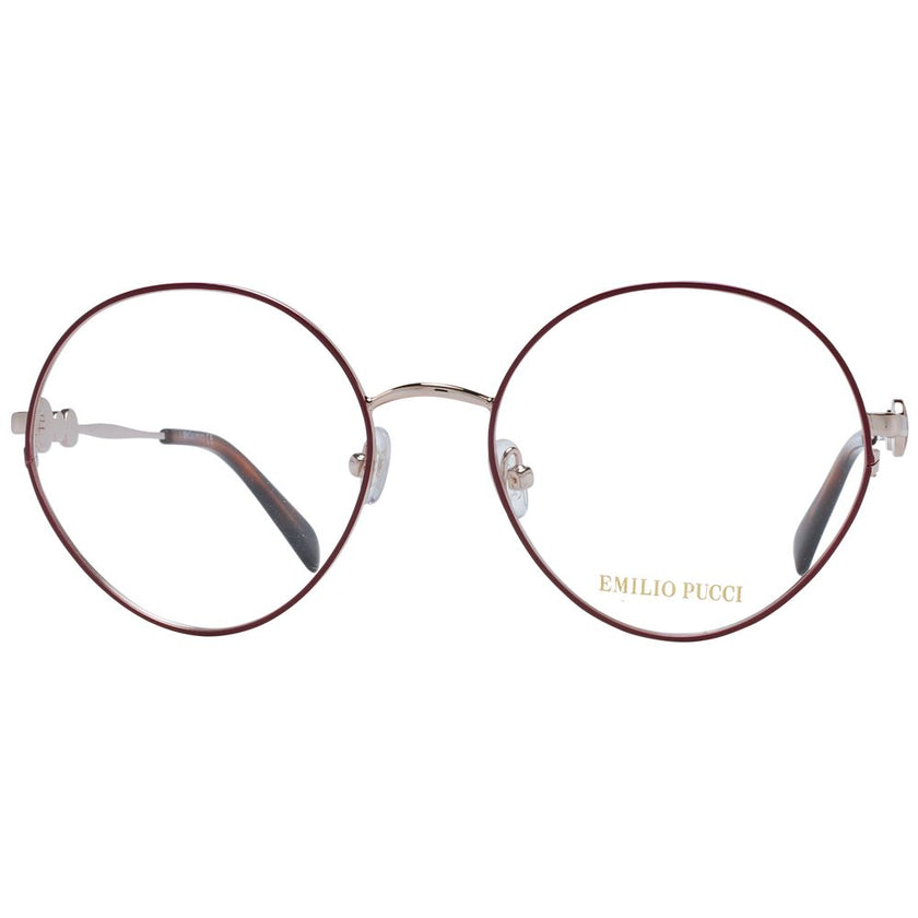 Emilio Pucci Red Metal Glasses (Frames) Emilio Pucci