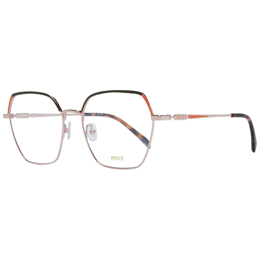 Emilio Pucci Rose Gold Metal Glasses (Frames) Emilio Pucci