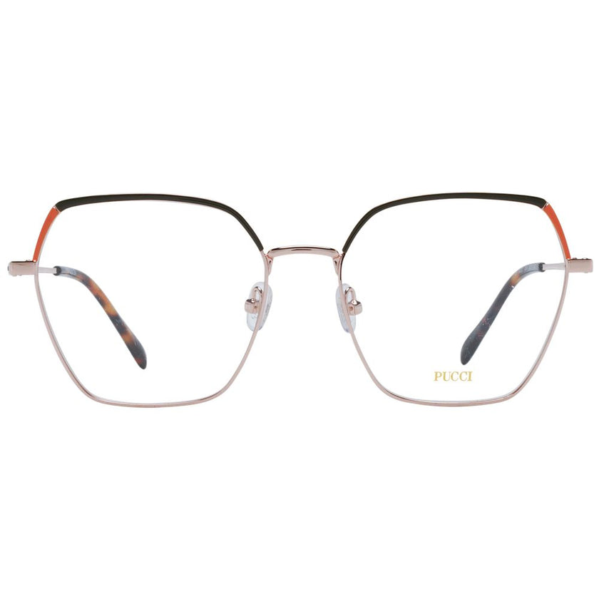 Emilio Pucci Rose Gold Metal Glasses (Frames) Emilio Pucci