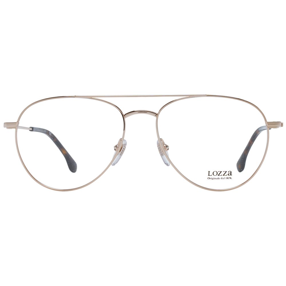 Lozza Gold Unisex Glasses Frame Lozza