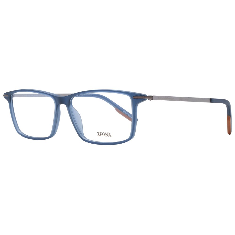 Ermenegildo Zegna Blue Men Glasses Frame Ermenegildo Zegna