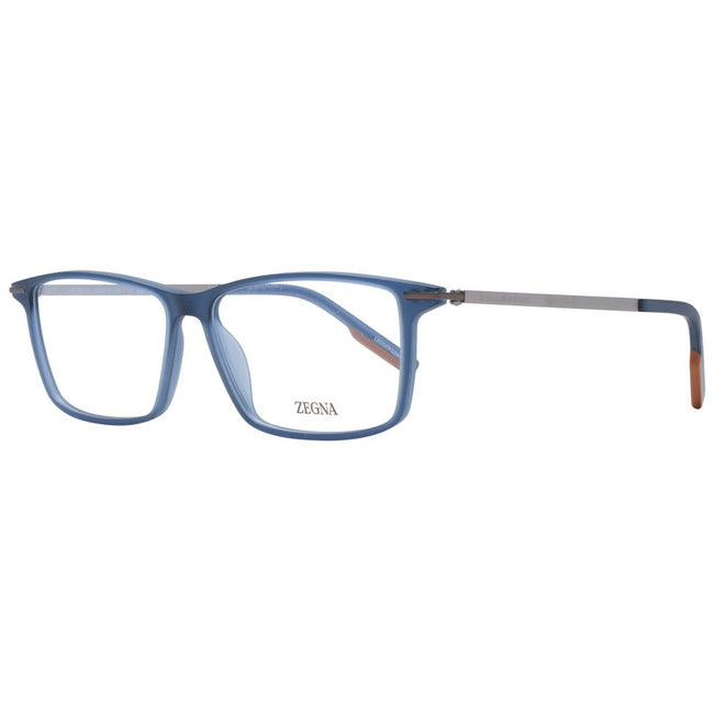 Ermenegildo Zegna Blue Men Glasses Frame Ermenegildo Zegna