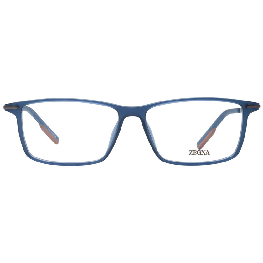 Ermenegildo Zegna Blue Plastic Glasses (Frames) Ermenegildo Zegna