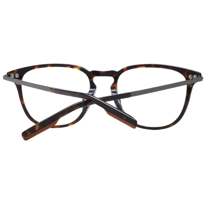 Ermenegildo Zegna Brown Plastic Glasses (Frames) Ermenegildo Zegna