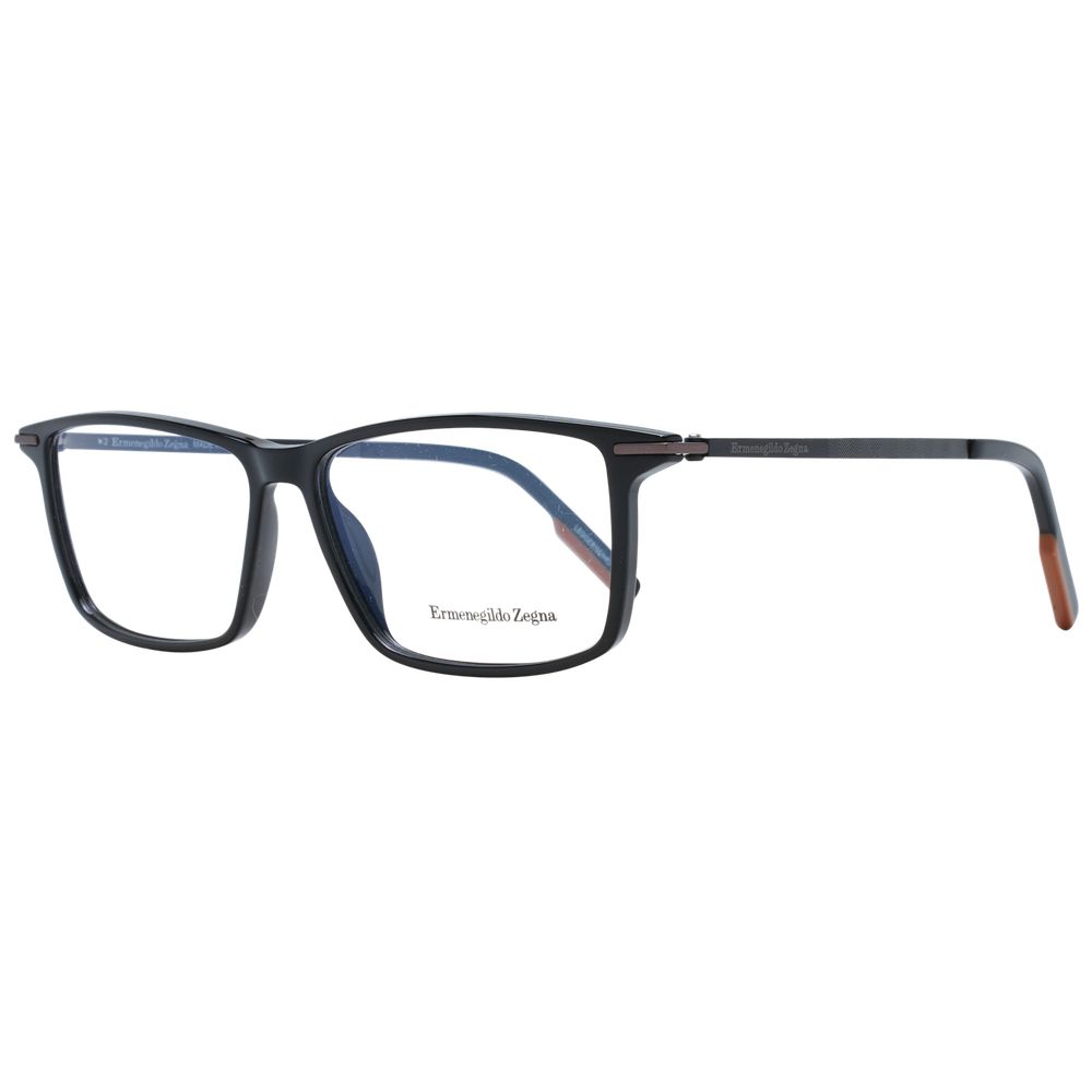 Ermenegildo Zegna Black Men Glasses Frame Ermenegildo Zegna