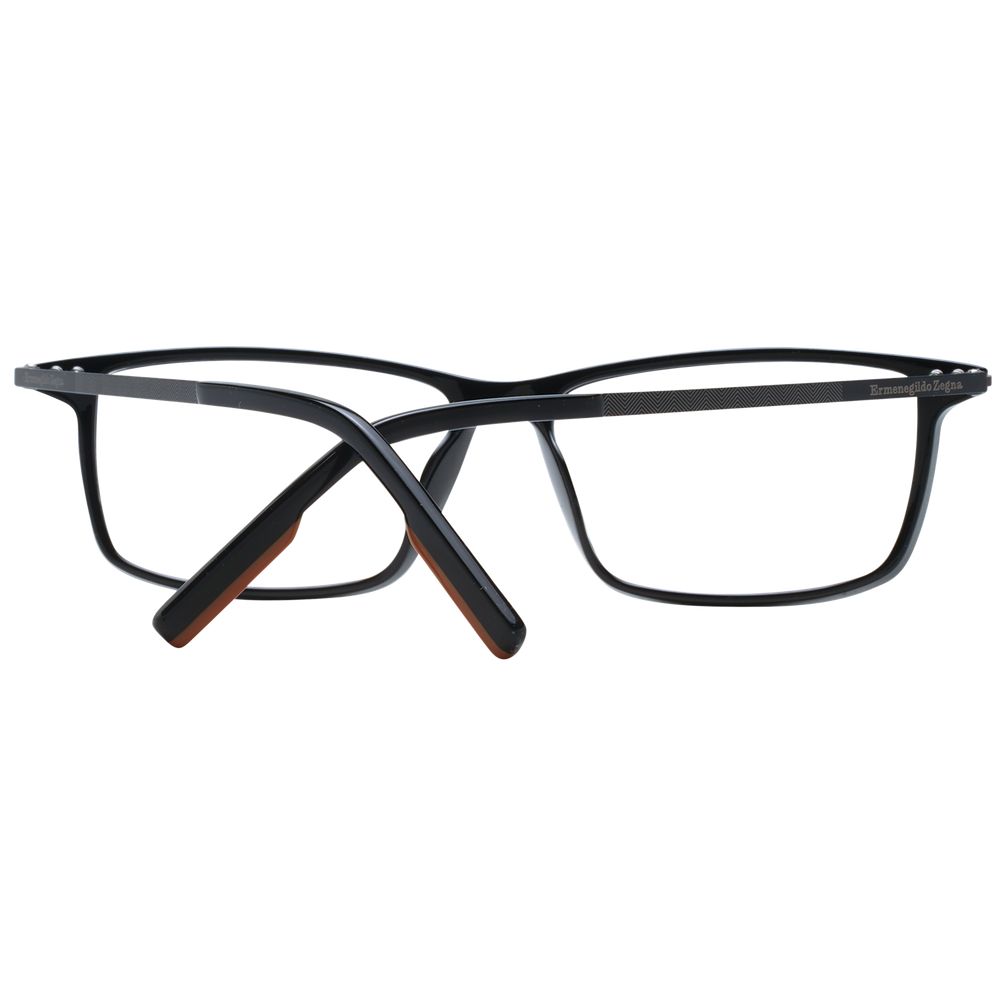 Ermenegildo Zegna Black Men Glasses Frame Ermenegildo Zegna