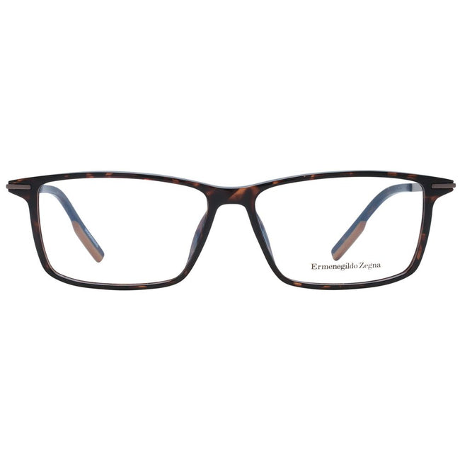Ermenegildo Zegna Brown Men Glasses Frame Ermenegildo Zegna