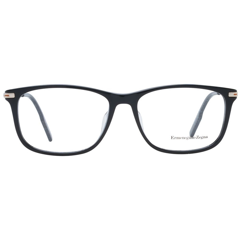 Ermenegildo Zegna Black Plastic Glasses (Frames) Ermenegildo Zegna