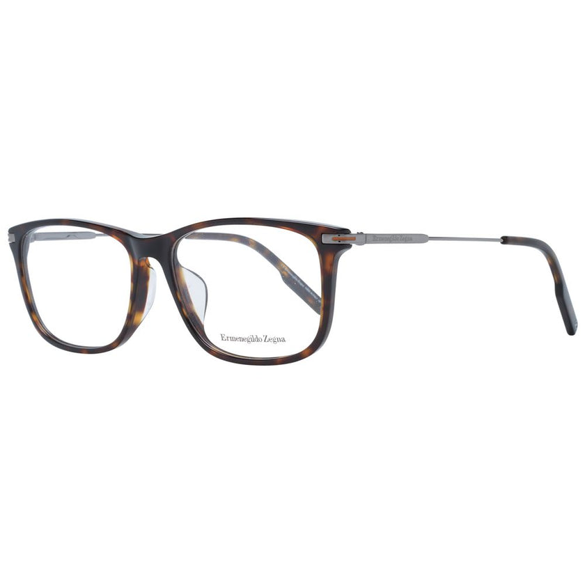 Ermenegildo Zegna Brown Plastic Glasses (Frames) Ermenegildo Zegna