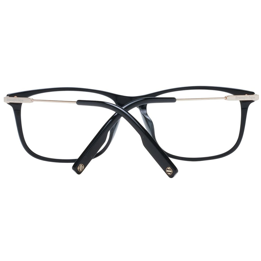 Ermenegildo Zegna Black Plastic Glasses (Frames) Ermenegildo Zegna