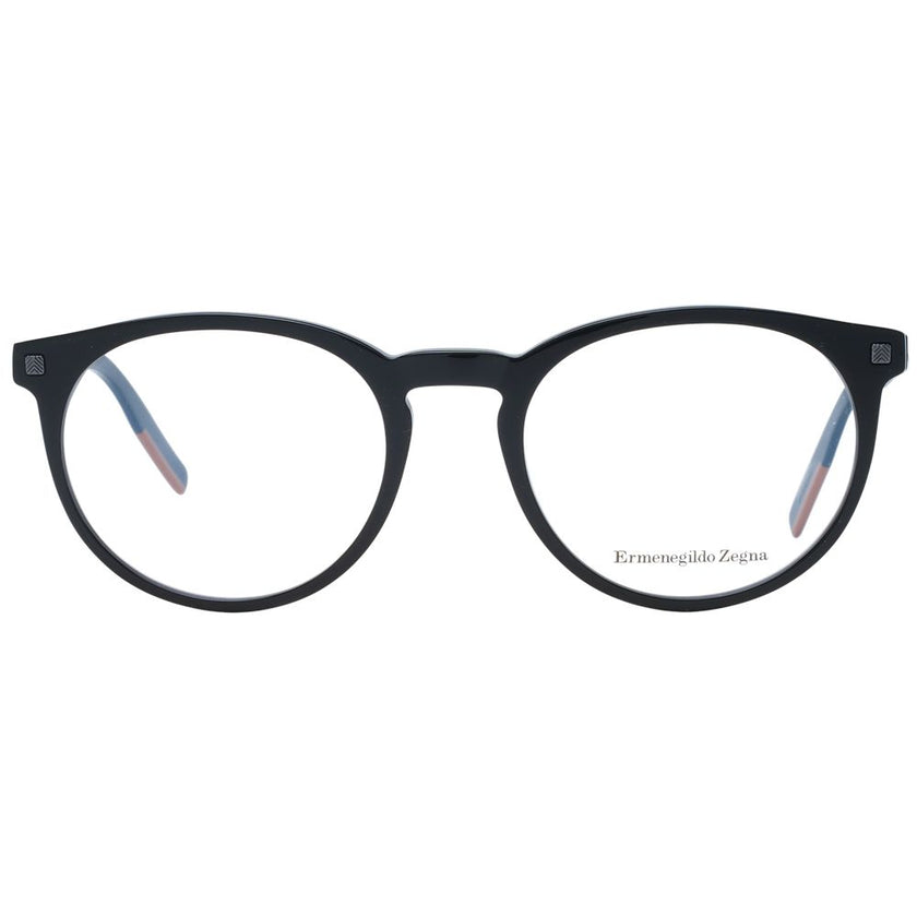 Ermenegildo Zegna Black Plastic Glasses (Frames) Ermenegildo Zegna