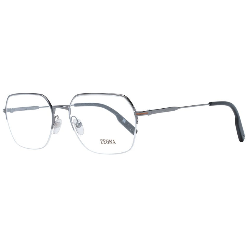 Ermenegildo Zegna Gray Metal Glasses (Frames) Ermenegildo Zegna