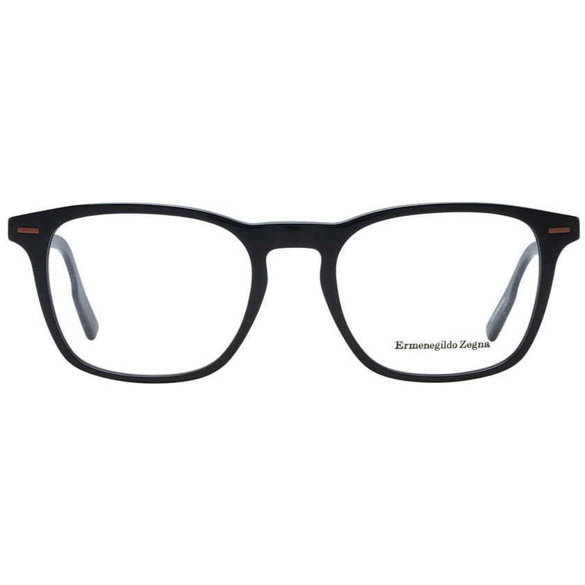 Ermenegildo Zegna Black Plastic Glasses (Frames) Ermenegildo Zegna