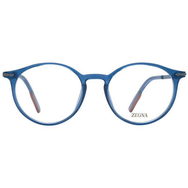 Ermenegildo Zegna Blue Men Glasses Frame Ermenegildo Zegna