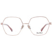 Max Mara Rose Gold Women Glasses Frame Max Mara