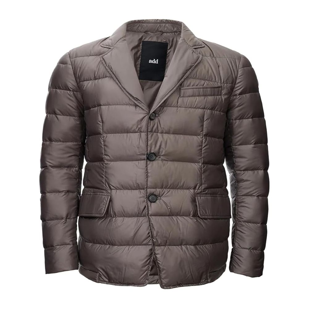 Add Gray Polyamide Men Jacket Add