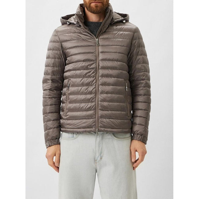 Add Gray Polyamide Men Jacket Add