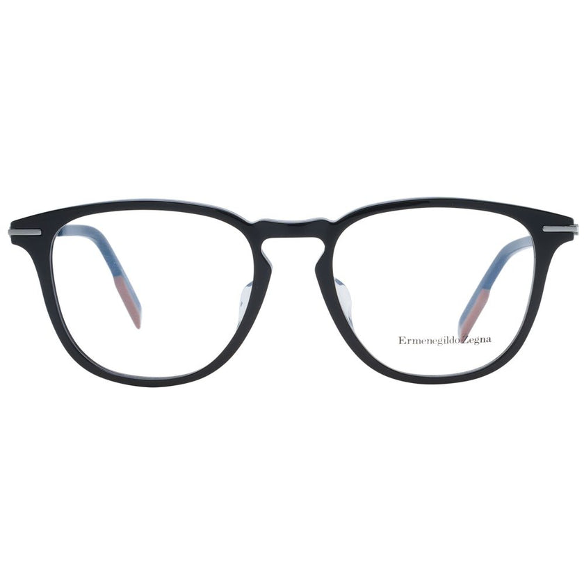 Ermenegildo Zegna Black Plastic Glasses (Frames) Ermenegildo Zegna