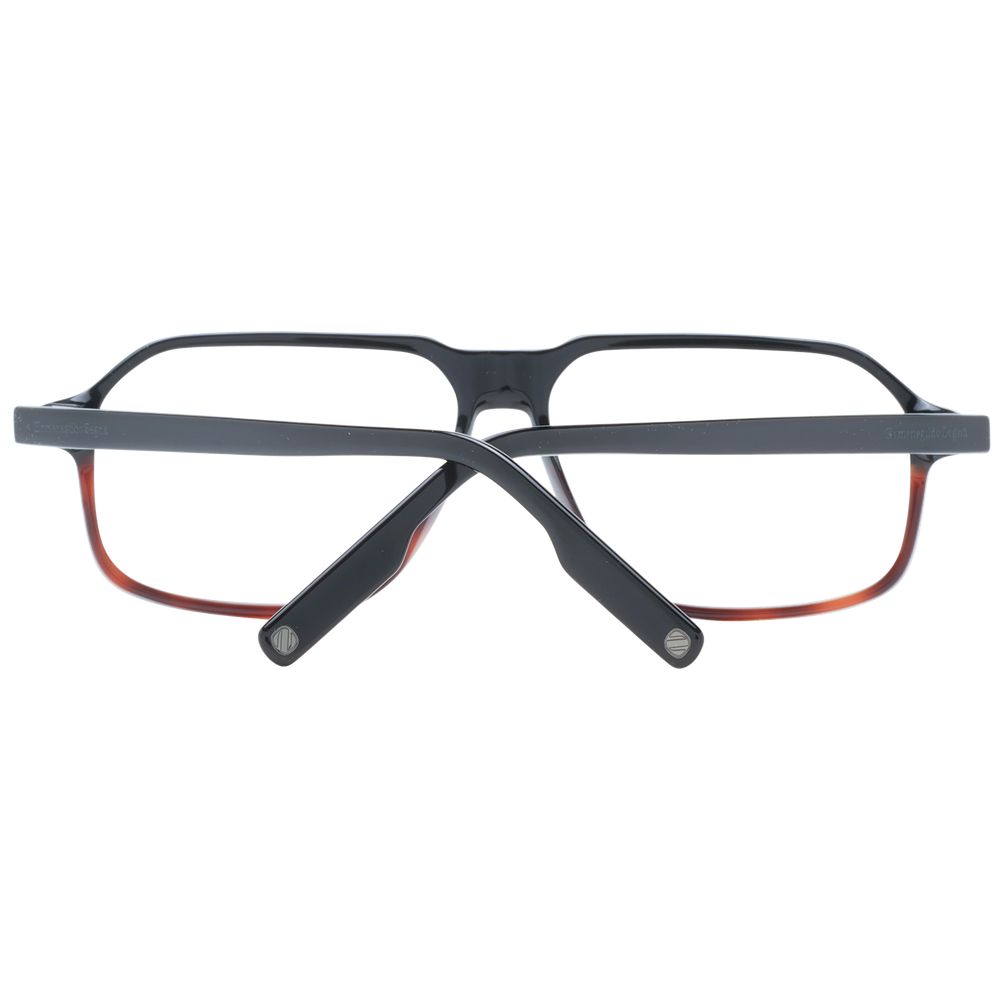 Ermenegildo Zegna Black Men Glasses Frame Ermenegildo Zegna