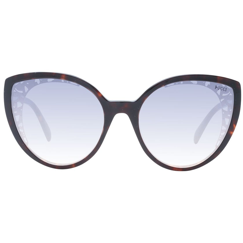 Emilio Pucci Brown Plastic Sunglasses Emilio Pucci