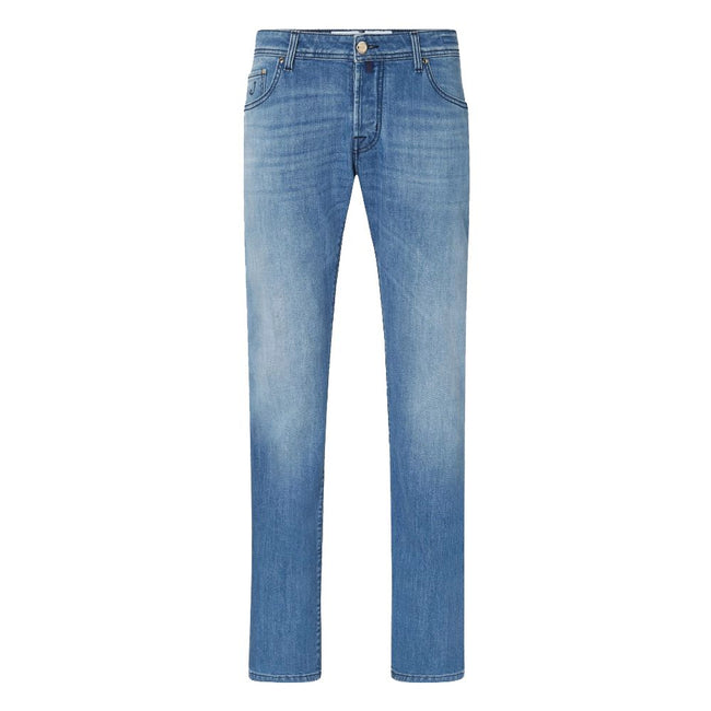 Jacob Cohen Blue Cotton Men Jeans Jacob Cohen