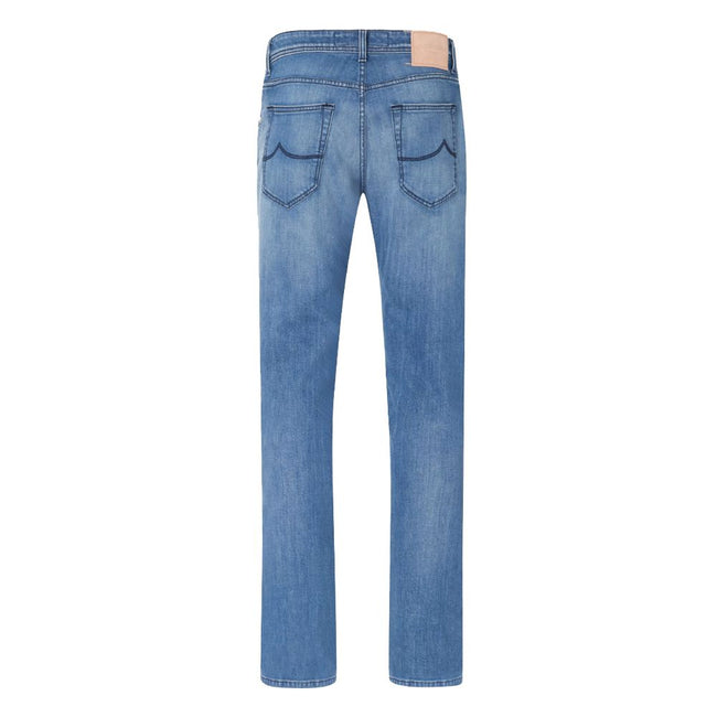 Jacob Cohen Blue Cotton Men Jeans Jacob Cohen