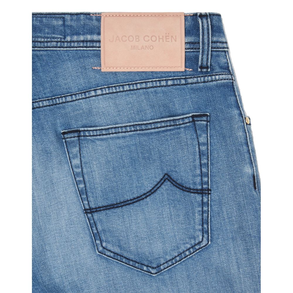 Jacob Cohen Blue Cotton Men Jeans Jacob Cohen
