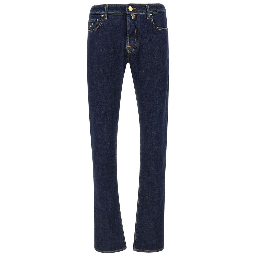 Jacob Cohen Blue Stretch Denim Men's Jeans Jacob Cohen