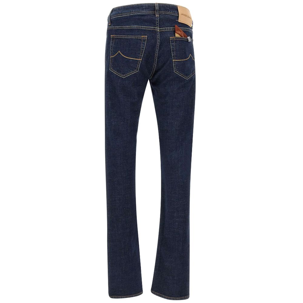 Jacob Cohen Blue Stretch Denim Men's Jeans Jacob Cohen