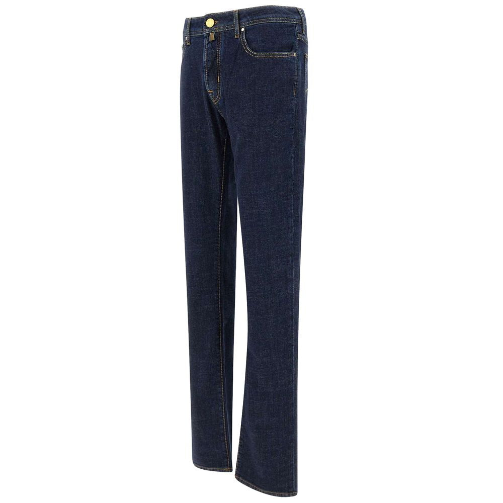 Jacob Cohen Blue Stretch Denim Men's Jeans Jacob Cohen