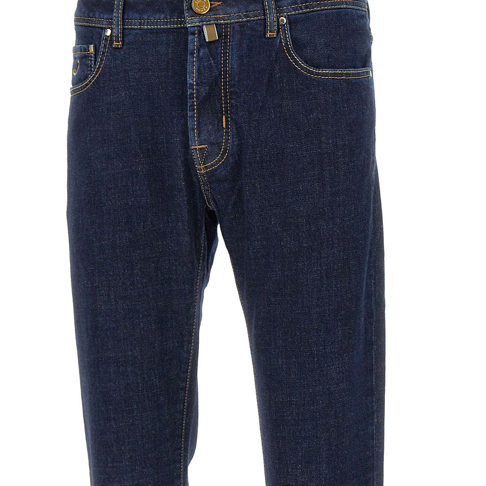 Jacob Cohen Blue Stretch Denim Men's Jeans Jacob Cohen