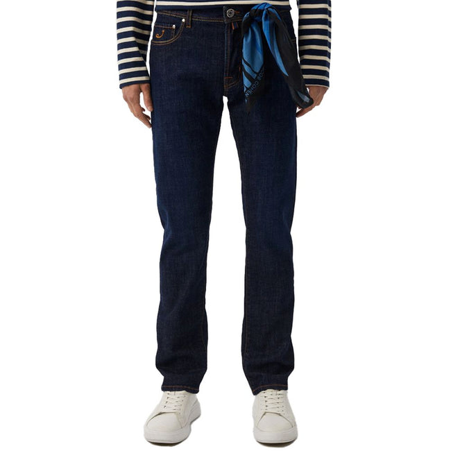 Jacob Cohen Blue Cotton Men Jeans Jacob Cohen