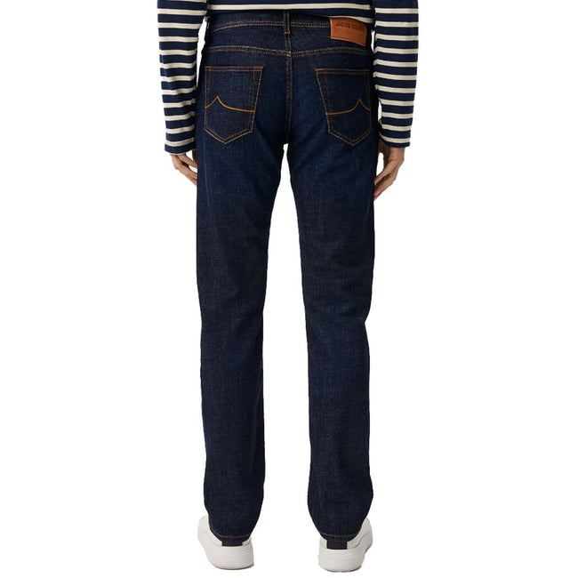 Jacob Cohen Blue Cotton Men Jeans Jacob Cohen