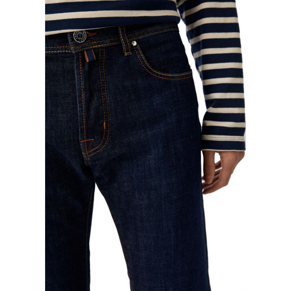 Jacob Cohen Blue Cotton Men Jeans Jacob Cohen