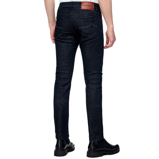 Jacob Cohen Blue Cotton Men's Jean Jacob Cohen