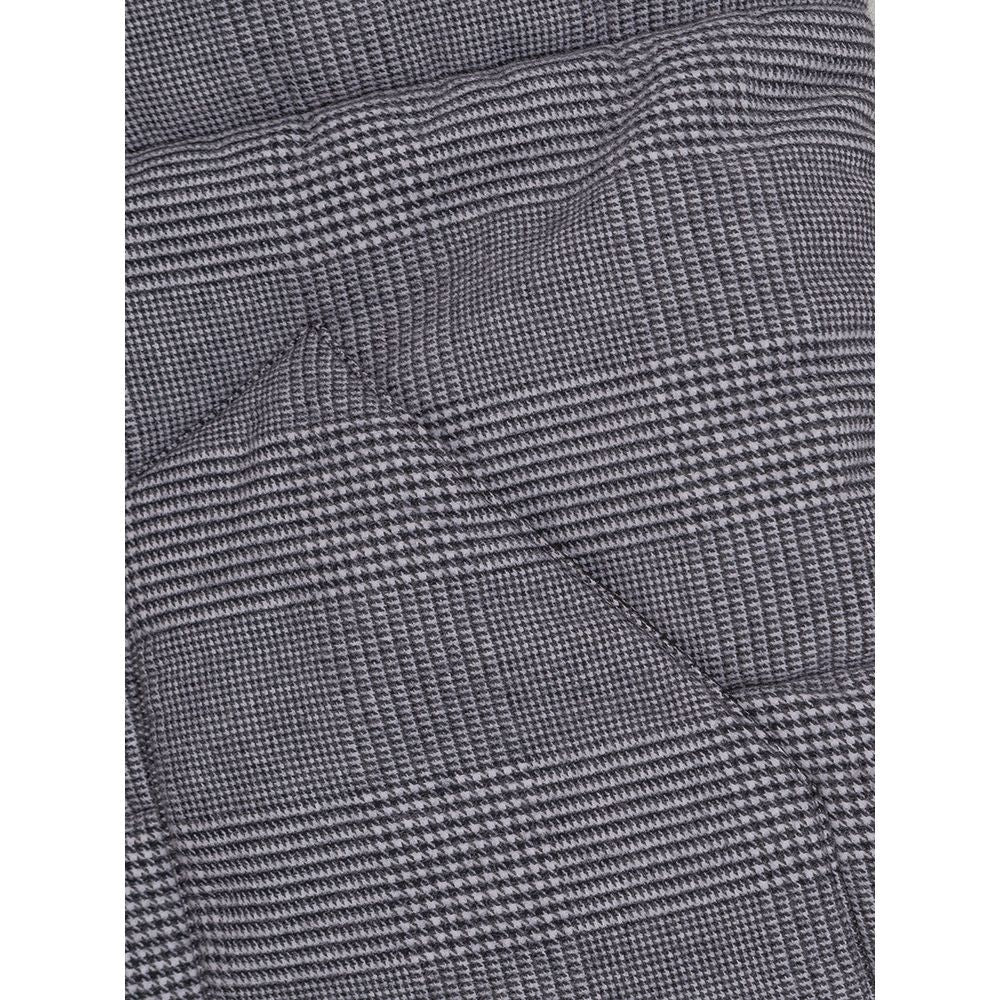 Gran Sasso Gray Cotton Sleveless Jacket Gran Sasso