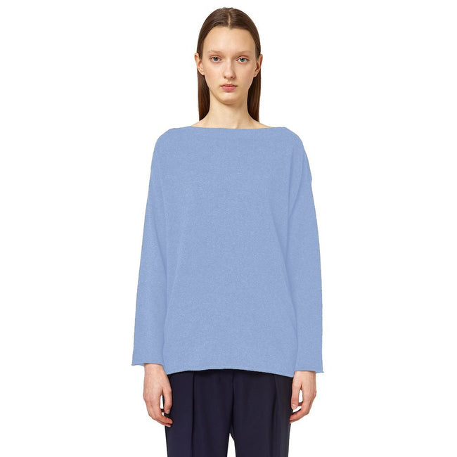 Alpha Studio Light Blue Cashmere Women Sweater Alpha Studio