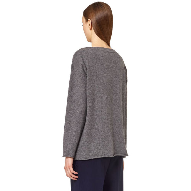 Alpha Studio Gray Cashmere Sweater Alpha Studio
