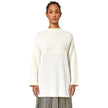 Alpha Studio White Recycled Wool Women Sweater Alpha Studio