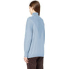 Alpha Studio Light Blue Silk Women Sweater Alpha Studio
