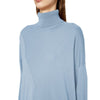 Alpha Studio Light Blue Silk Women Sweater Alpha Studio