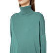 Alpha Studio Green Silk Sweater Alpha Studio