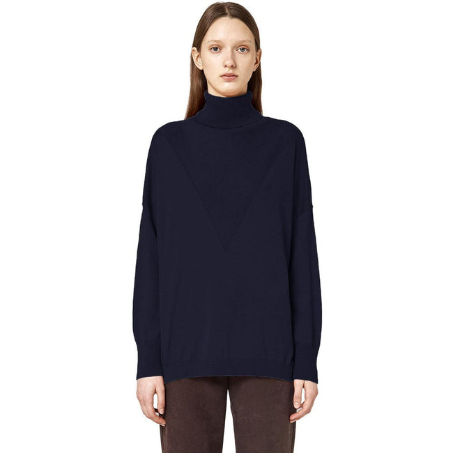 Alpha Studio Blue Silk Sweater Alpha Studio