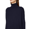 Alpha Studio Blue Silk Sweater Alpha Studio