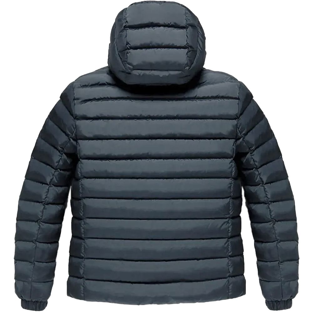 Refrigiwear Blue Nylon Men Jacket Refrigiwear