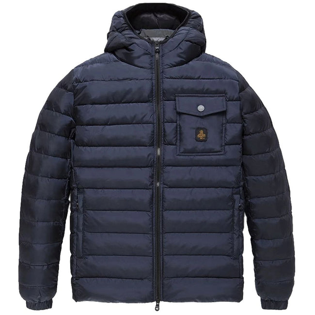 Refrigiwear Blue Nylon Men's Jacket Refrigiwear